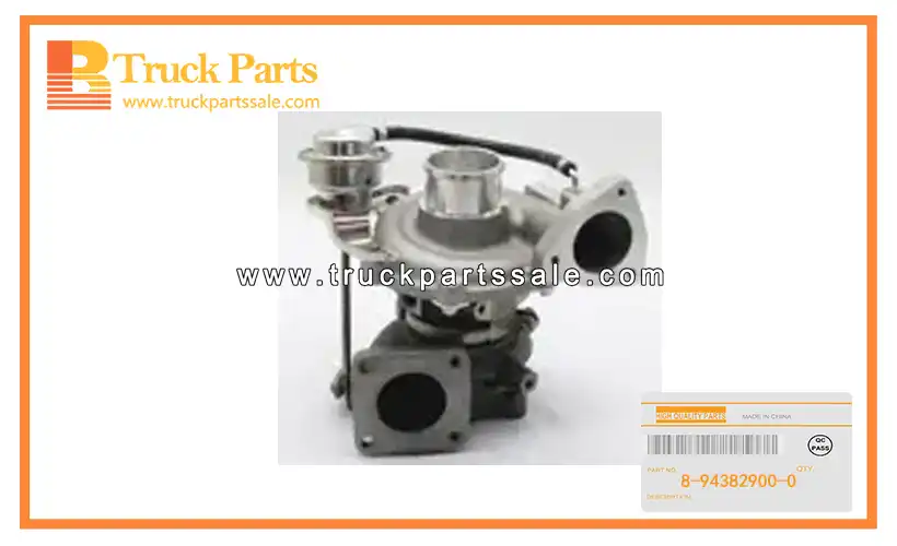 Turbocharger Assembly for ISUZU 4BD1 NPR 8-94382900-0 8943829000 8-94382-900-0 Conjunto de turbocompresor