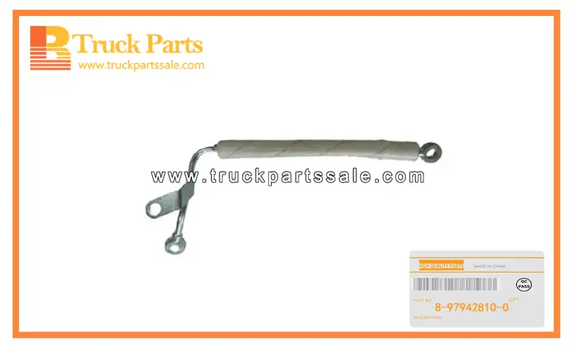 Vacuum Pump Feed Oil Pipe for ISUZU D-MAX 4JH1 8-97942810-0 8979428100 8-97942-810-0 Tubo de aceite de alimentaci??n de bomba de vac??o