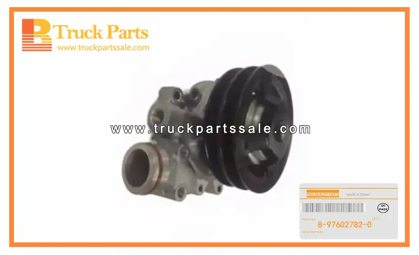 Water Pump Asm for ISUZU 6HE1 8-97602782-0 8976027820 8-97602-782-0 Conjunto de bomba de agua