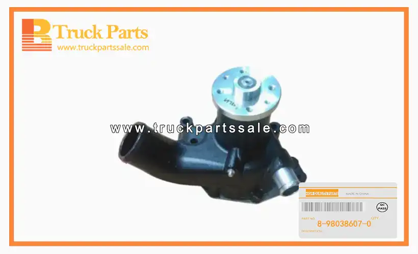 Water Pump Assembly With Gasket for ISUZU XE 4BG1 8-98038607-0 8980386070 8-98038-607-0 Conjunto de bomba de agua con junta