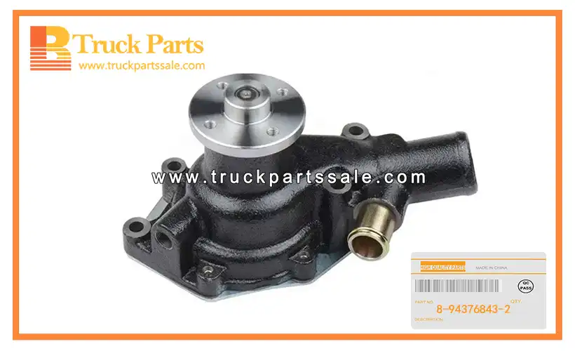 Water Pump for ISUZU 4BC1 8-94376843-2 8943768432 8-94376-843-2 Bomba de agua