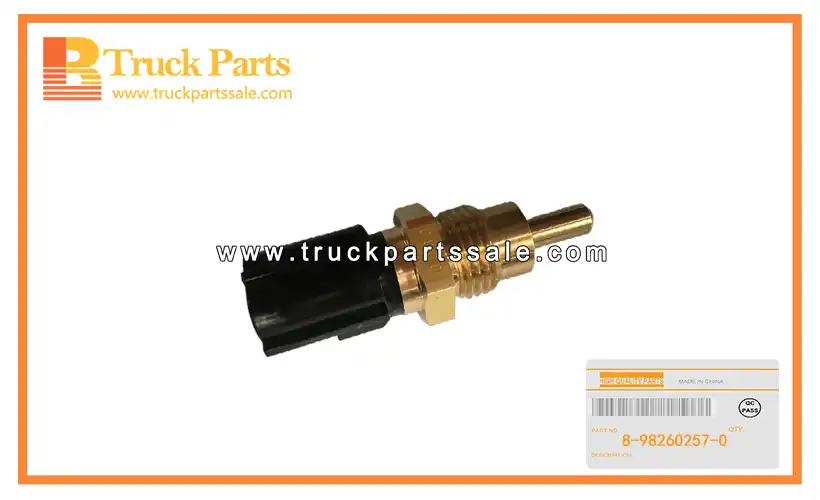 Water Temp Sensor for ISUZU 700P 4HK1 8-98260257-0 8982602570 8-98260-257-0 Sensor de temperatura del agua