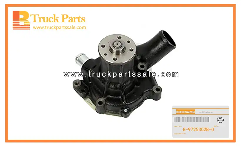 With Gasket Water Pump Assembly for ISUZU 6BD1 6BB1 XD 8-97253028-0 8972530280 8-97253-028-0 Con conjunto de bomba de agua con junta