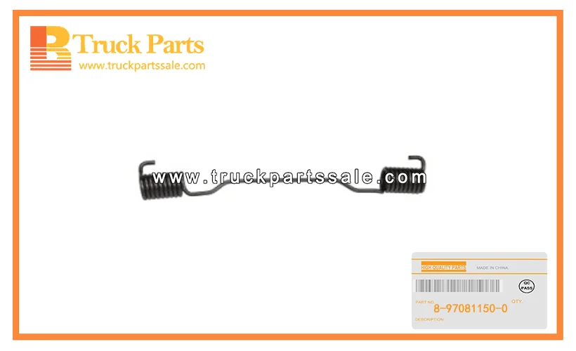 Brake Spring Return for Isuzu Nkr94 8-97081150-0 8-97081-150-0 8970811500