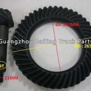 41201-80755 high performance coster 8*45 crown wheel and pinion bevel gear
