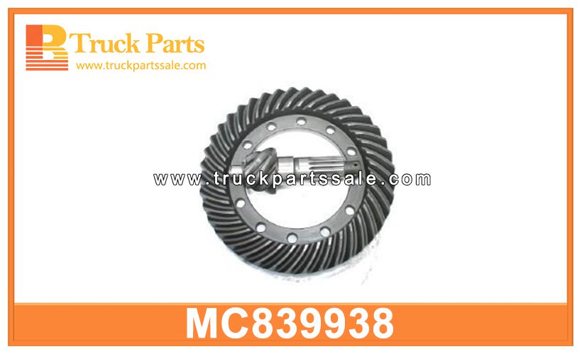 MC839938 MITSUBISHI PS190 6D16 FM517 FUSO Rear Axle Spiral Bevel Gear