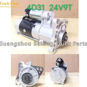 ME008815 ME049186 M3T57575 M008T60271 14TX50 24V 5.0KW Excavator Diesel engine Starter Motor for 4D31 4DR5 6DR5