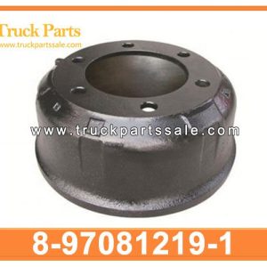 8-97081219-1 8970812191 8-97081-219-1 8 holes front truck brake drum for ISUZU ELF