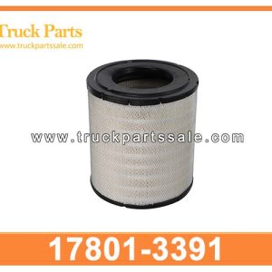 17801-3391 Air Filter for HINO JO8C