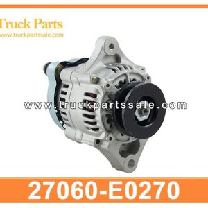 27060-E0270 27060E0270 Alternator for HINO W04D