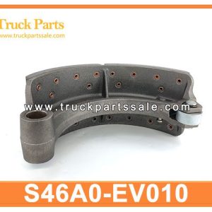 S46A0-EV010 S46A0EV010 BRAKE SHOE ASSY FRONT for HINO 700 E13C