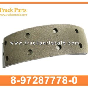 8-97287778-0 8972877780 8-97287-778-0 Brake Shoes for ISUZU NPR NQR NLR ELF