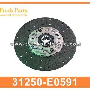 31250-E0591 31250E0591 Clutch Disc for HINO 700 FY1E E13C