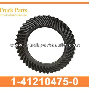 1-41210475-0 1412104750 1-41210-475-0 Crown Wheel Gears 7 43 for ISUZU 6WF1 CYZ51
