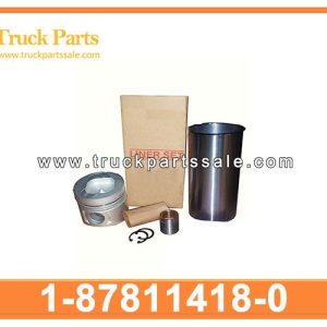 1-87811418-0 1878114180 1-87811-418-0 Cylinder Liner kit for ISUZU NPR 4BG1 6BG1