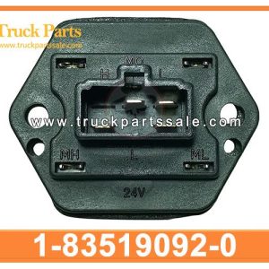 1-83519092-0 1835190920 1-83519-092-0 Fan Blower Power Resistor for ISUZU FVR CXZ CYZ EXZ 10PE1 6WF1