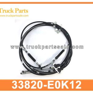 33820-E0K12 33820-E0K11 33820E0K12 33820E0K11 Gear cables for HINO 700 E13C