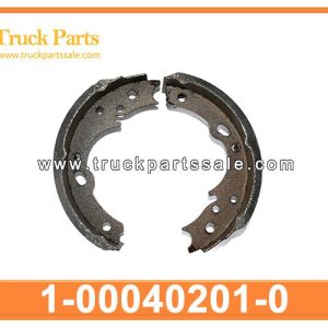 1-00040201-0 1000402010 1-00040-201-0 Parking Brake Shoes for ISUZU NPR 4HF1