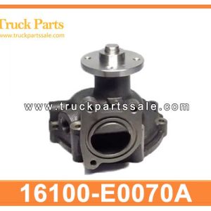 16100-E0070A 16100-4290 16100-3466 Water Pump for HINO J08C