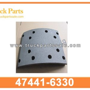 47441-6330 47441-6670 47441-6450 brake lining for HINO