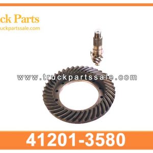 41201-3580 412013580 differential parts crown wheel pinion for HINO LFS370