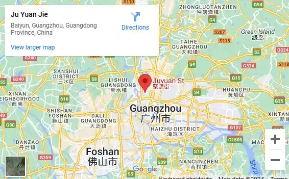 guangzhou bailing auto parts location map
