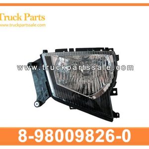 8-98009826-0 8980098260 8-98009-826-0 head lamp assembly for ISUZU 600P
