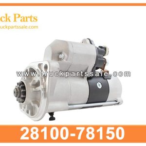 28100-78150 2810078150 starter for HINO J08E N04C