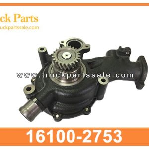 16100-2753 161002753 water pump for HINO EP100 EM100