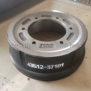 43512-37101 4351237101 brake drum for hino 300